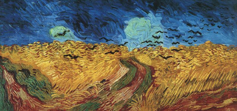 Vincent Van Gogh Wheatfield With Crows China oil painting art